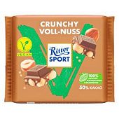 Шоколад молочный Ritter Sport Vegan кранчи и лесной орех 100г